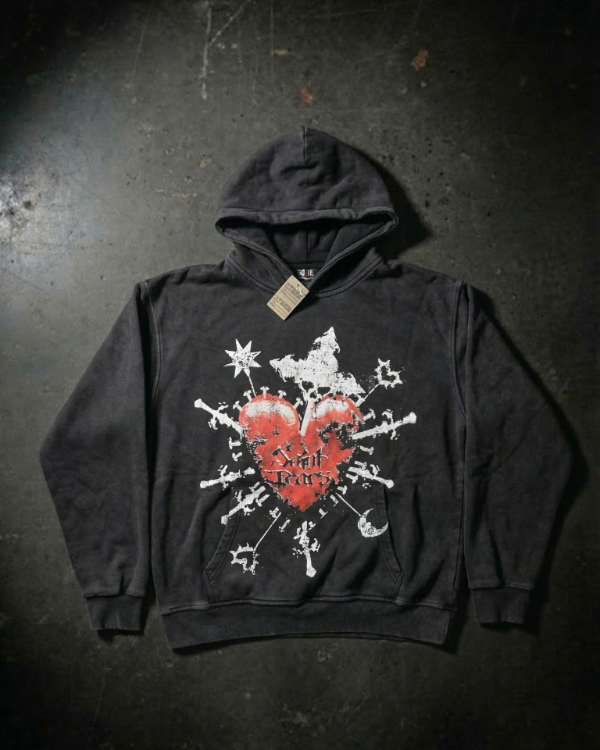 Producto - SAINT Mxxxxxx Vintage Heart/Cross Hoodie