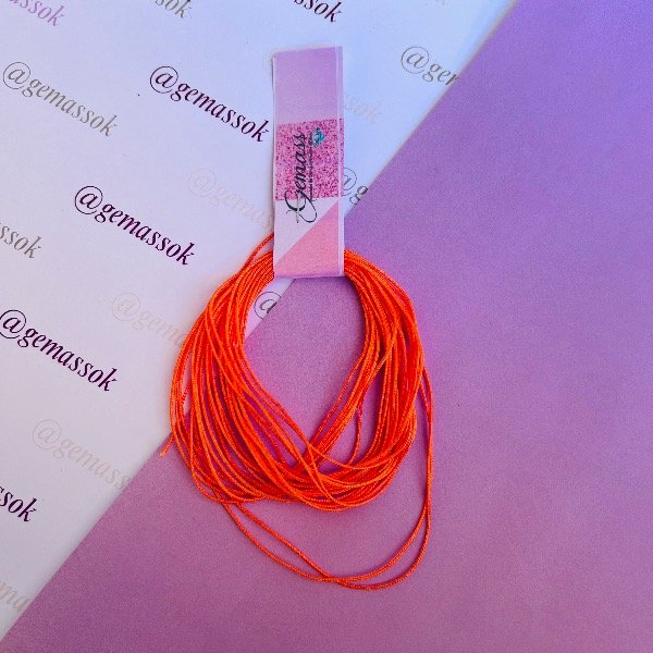 Producto - Hilo chino Naranja fluor