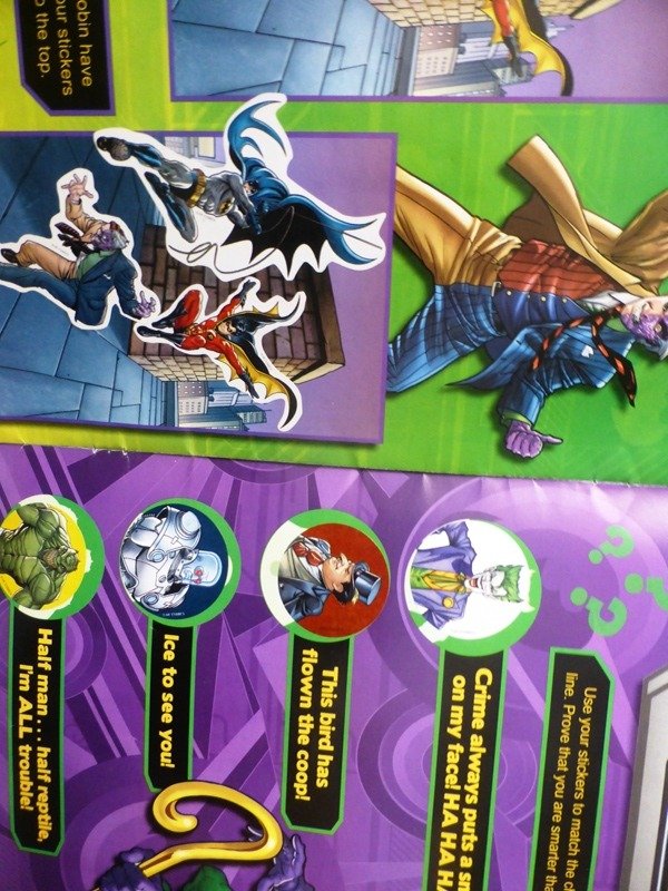 Producto - BATMAN REUSABLE STICKER BOOK - DC COMICS - 2010 - 6