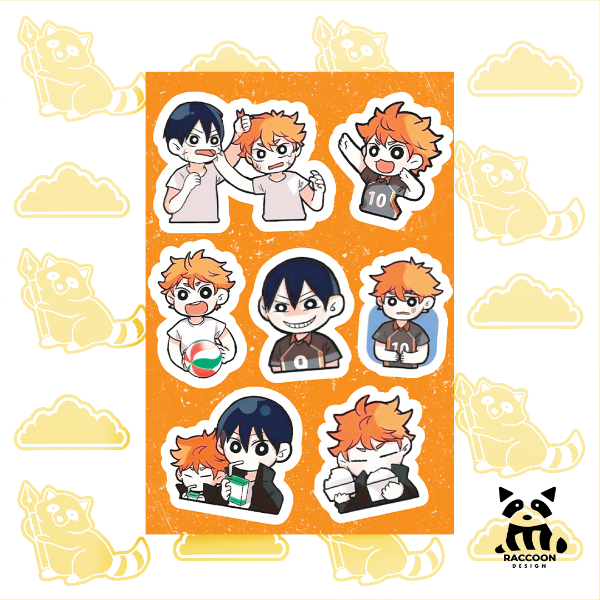 Producto - Plancha de Stickers Haikyuu!!