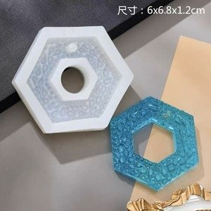 Producto - MOLDE HEXÁGONO CALADO CON HUECO