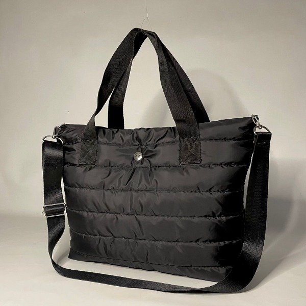 Producto - Tote Montagna matelasse negro