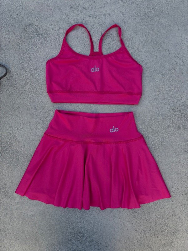 Producto - Short pollera volados + top alo