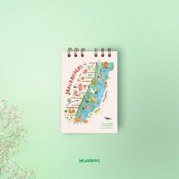 Producto - Libreta A6 / Mapa