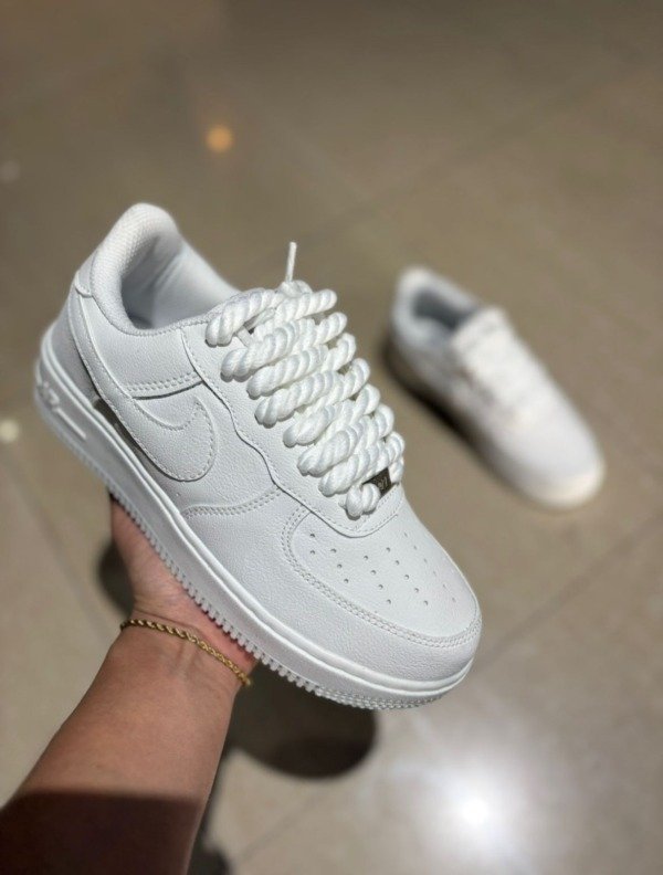 Producto - Air Force 1 cordón soga WHITE