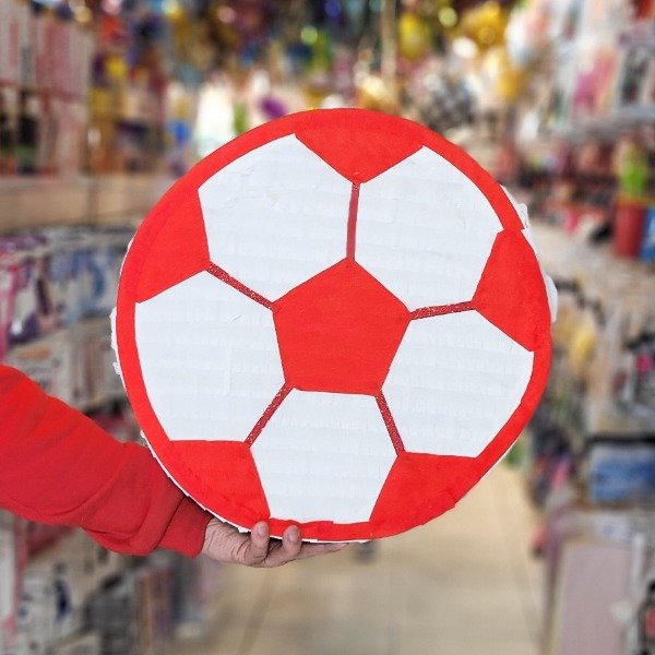 Producto - Piñata PELOTA ROJO Y BLANCO
