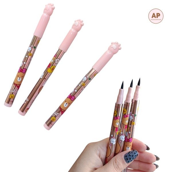 Producto - DELINEADOR OSITO CON TAPA PATITA DE GATO