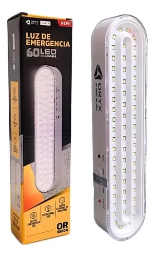 Producto - Luz de emergencia recargable - 60 leds - 2 intensidades