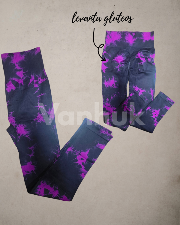Producto - Calza seamless Batick Negro/Fucsia DP98201 - 3