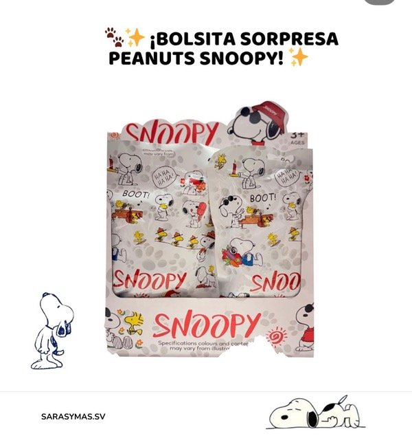 Producto - LLAVERO SORPRESA SNOPPY
