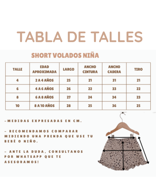 Producto - SHORT NIÑA CON VOLADOS - 2
