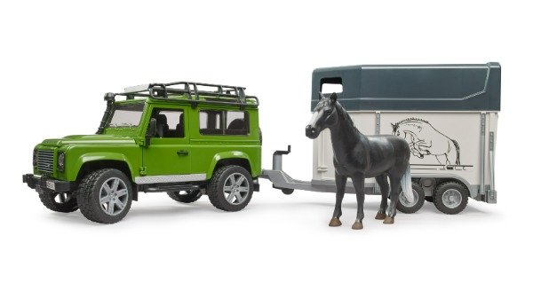 Producto - Bruder Land Rover Defender C/ Caballo Alemania 2592