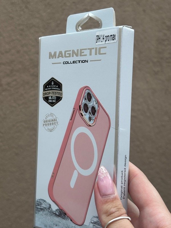 Producto - Magsafe 14 pro Max mate rosa