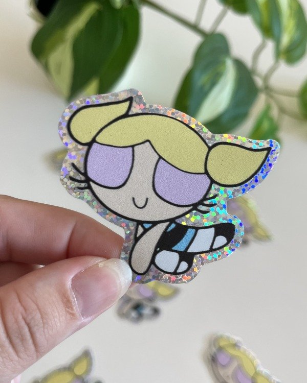 Producto - Sticker Glitter UV - Burbuja