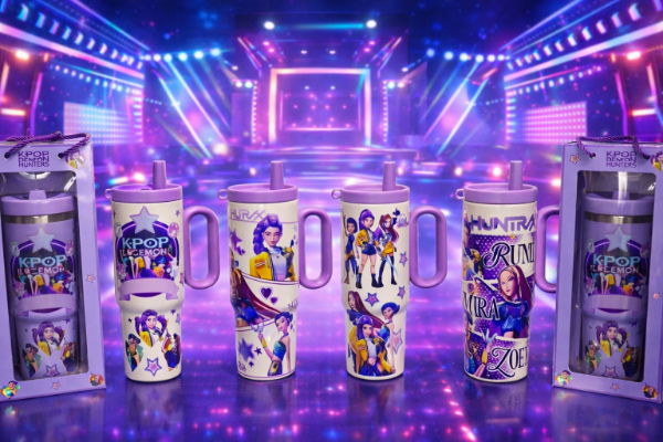 Producto - VASO GUERRERAS KPOP CON ANTIDERR