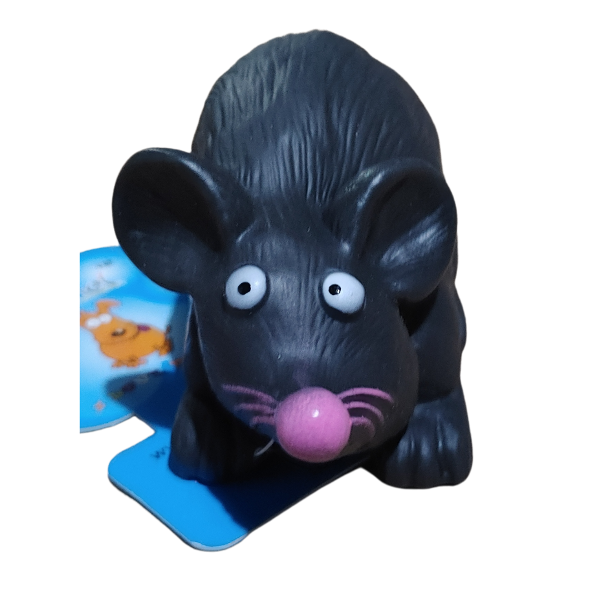 Producto - Ratoncito De Goma Con Chifle Juguete Perros  y gatos Mascotas - 3