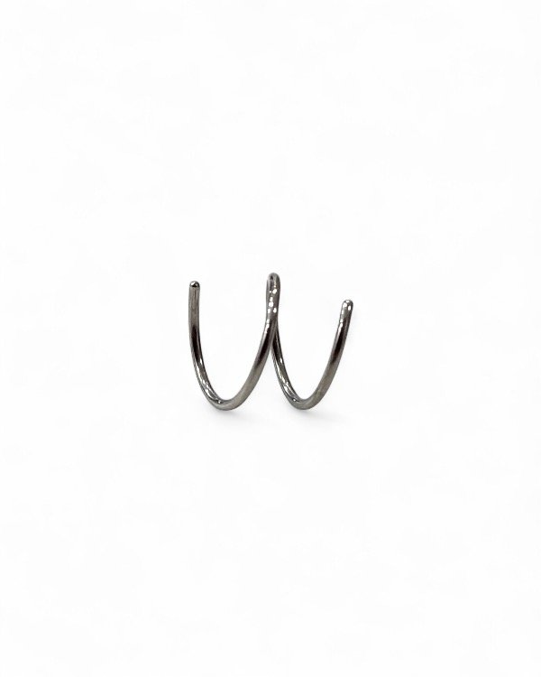 Producto - ARGOLLITA PIERCING DOBLE SILVER (Simula doble perforación) (Unidad)
