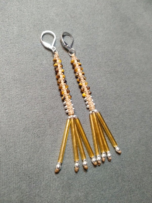 Producto - Aros Ojo de tigre