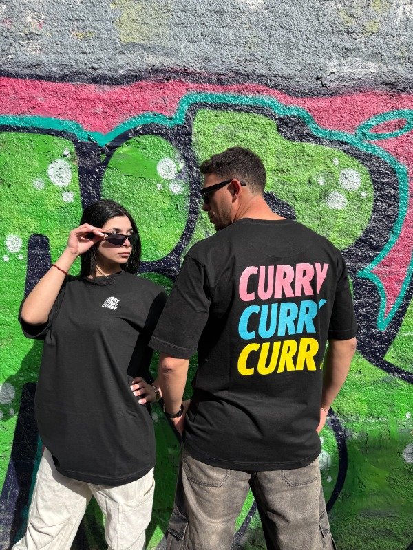 Producto - Remera Curry Loop Oversize Black