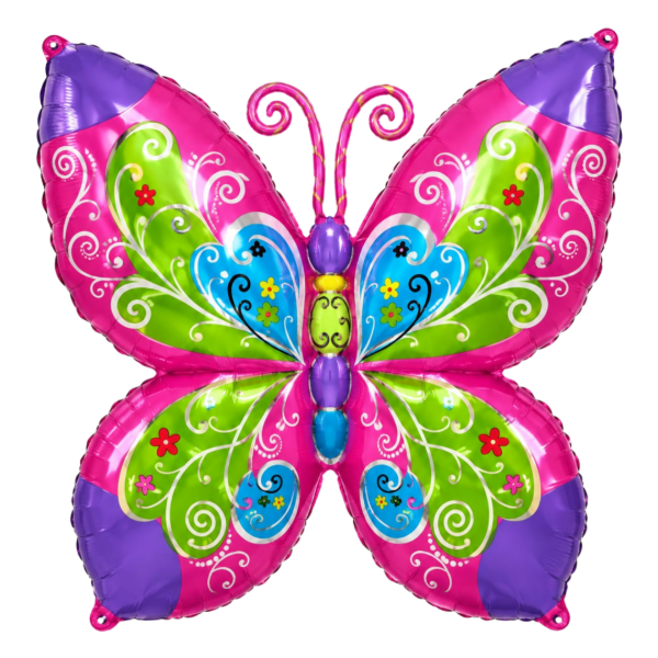 Producto - Globo mariposa con antenas 40cm
