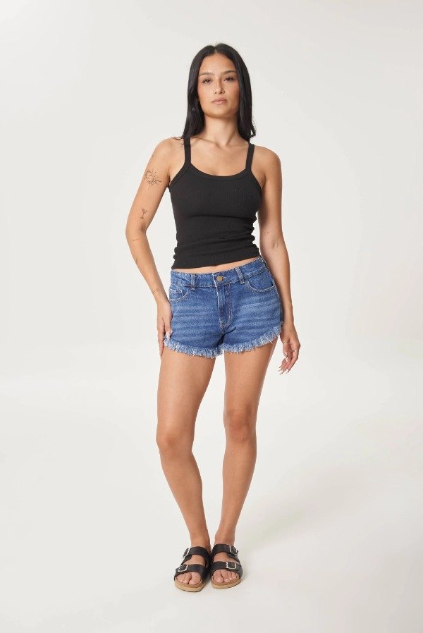 Producto - SHORT JEAN MORGAN AZUL
