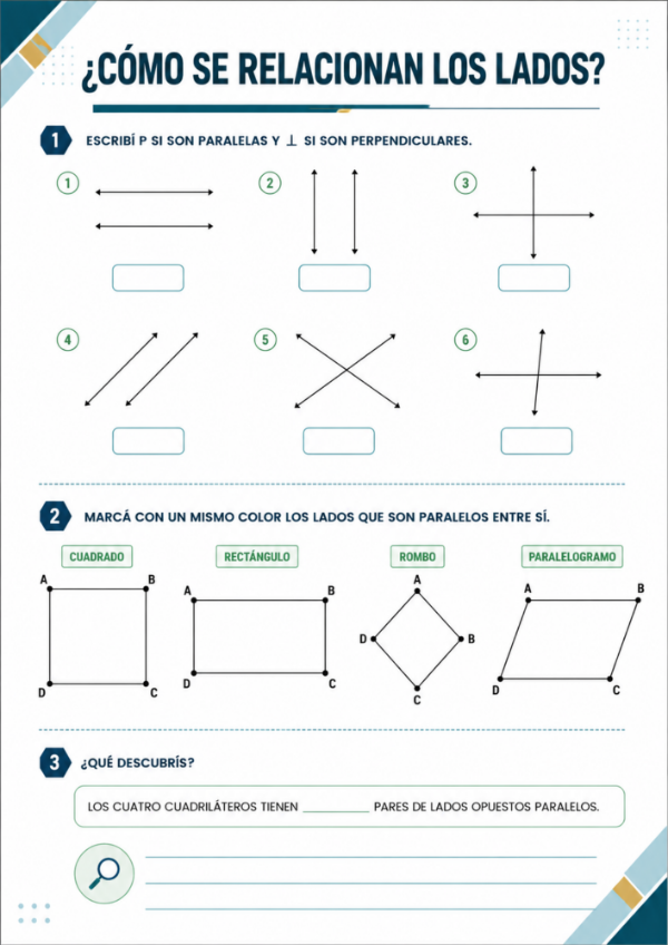 Producto - Geometría: Propiedades, clasificación, diagonales y construcciones - 4