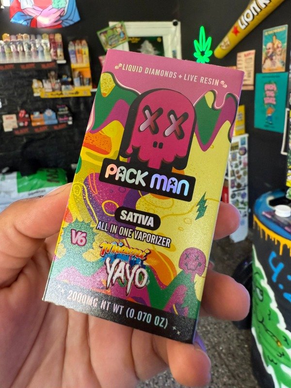 Producto - VAPE PACK MAN HIT X LIQUID DIAMOND + LIVE ROSIN 2MG