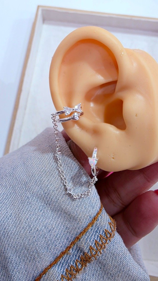 Producto - Mix corazon argollas y cuff PL - 2