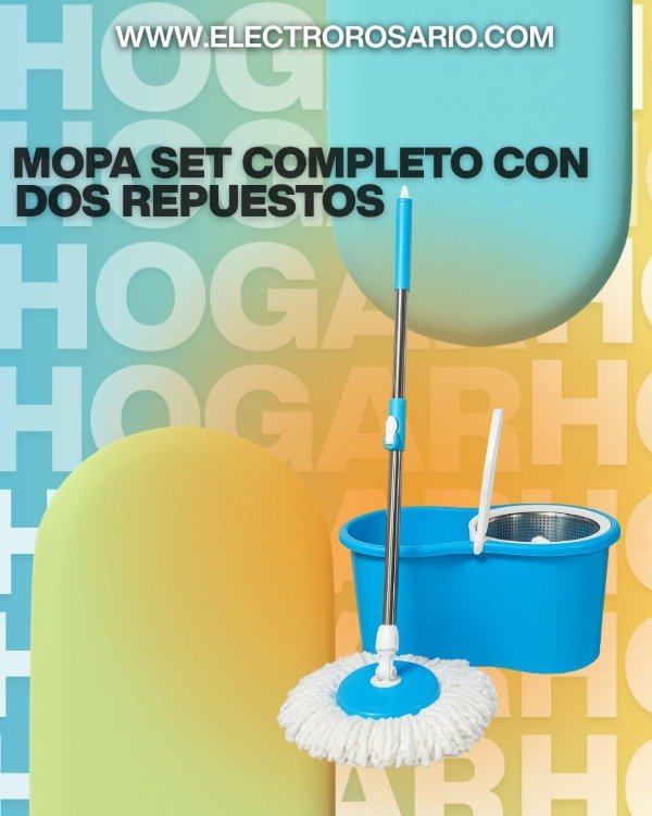 Producto - MOPA SET COMPLETO C/ DOS REPUESTOS