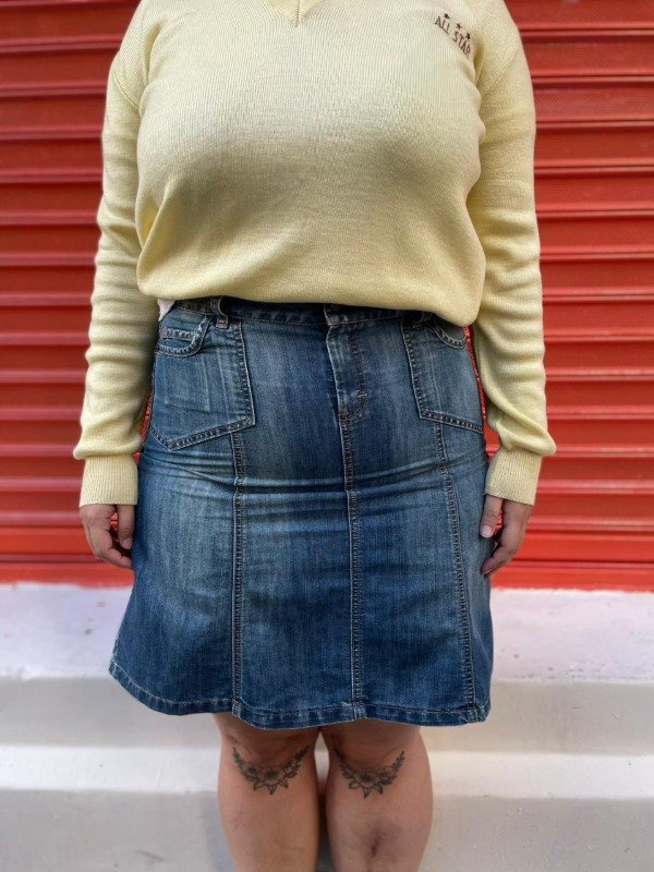 Producto - Pollera denim larga