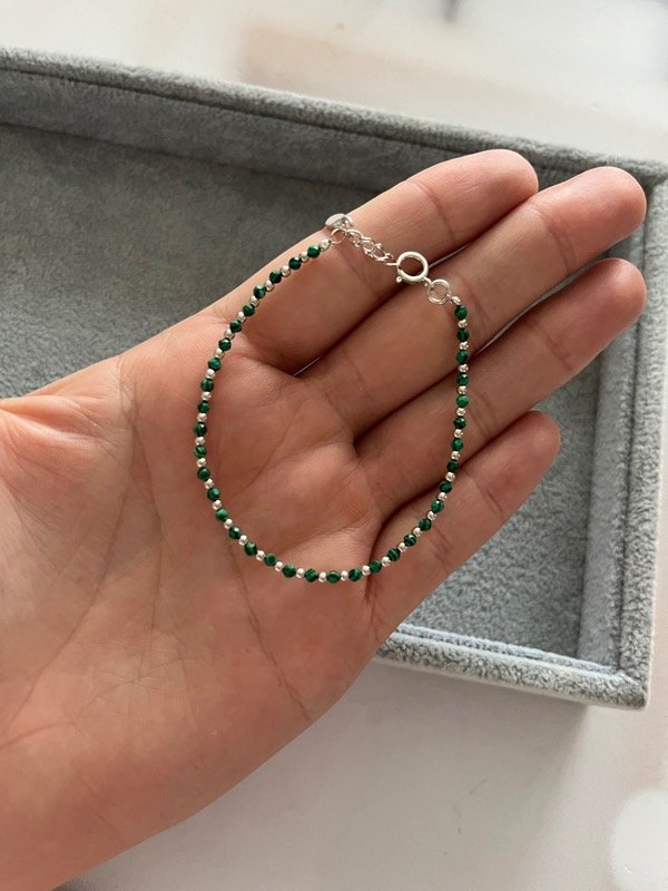 Producto - PULSERA VERDE PIEDRA NATURAL