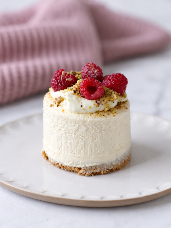 Producto - Frambuesa, chocolate blanco y pistachos