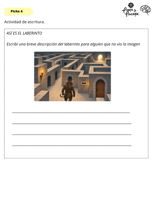 Producto - LABERINTOS I: TESEO Y EL MINOTAURO: 5to y 6to 3 niveles de alfabetización - 15