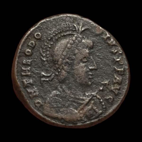 Producto - Teodosio I (383 - 388 DC) Maiorina. Cízico - GLORIA ROMANORVM