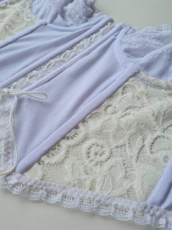 Bustier Paz blanco — imagen 3