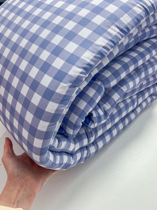 Producto - Acolchado Vichy azul aero