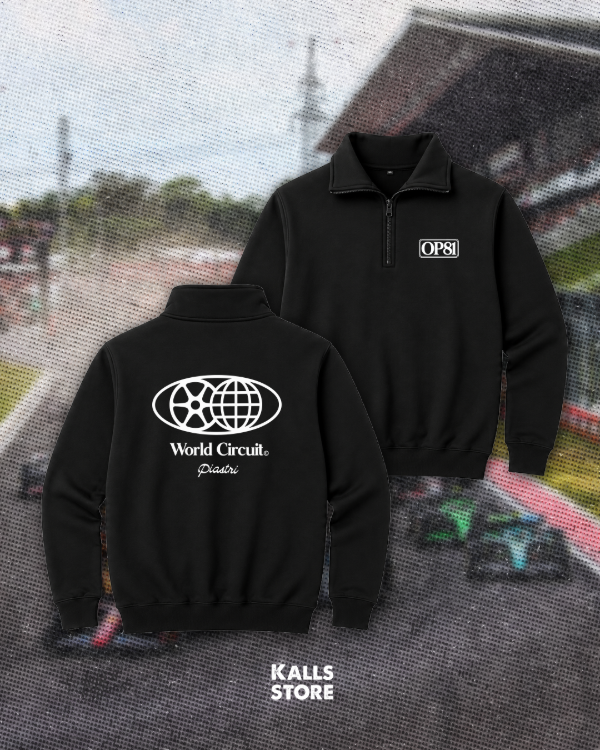 Producto - Buzo con cierre negro Oscar Piastri #World Circuit