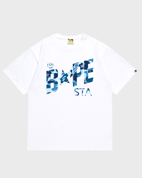 Producto - WHITE BAPE LIGHT BLUE WAR TEE
