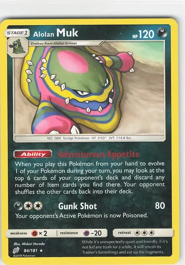 Producto - Alolan Muk Rare SM - Team Up 84/181