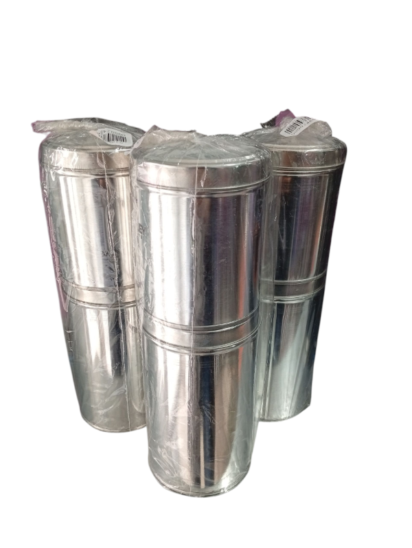 Producto - LATAS YERBERO/AZUCARERO PLATEADO