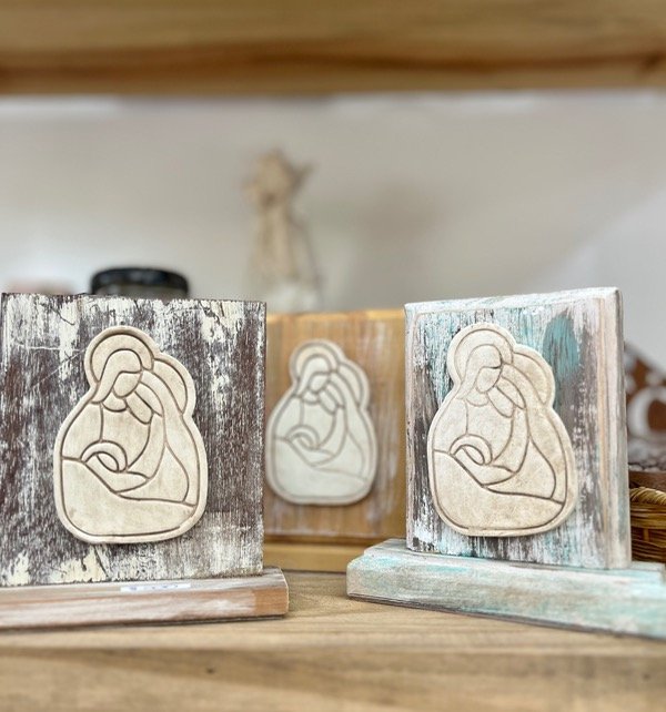 Producto - Pesebre rústico de madera