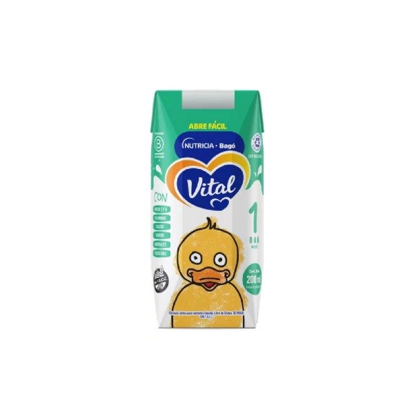 Producto - Leche Vital 1 Brick 200 ml. - De 0 a 6 meses (x 24u.)