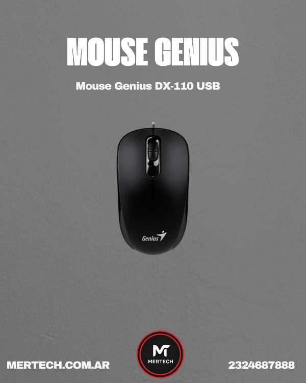 Producto - Mouse Genius DX-110 USB White (1484)
