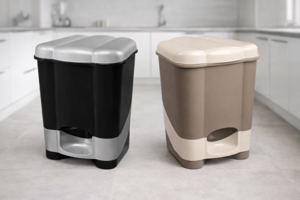 Producto - Cesto Tacho De Basura 22 Litros Plástico Con Pedal Y Tapa Vaivén Star