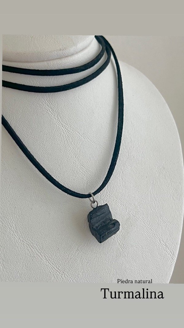 Producto - Chocker Turmalina natural ( lazo 1.5mt )