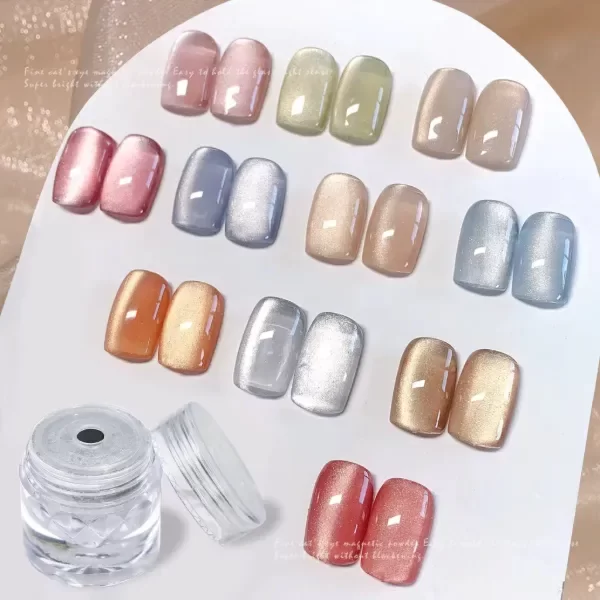 Producto - Polvo convierte cualquier esmalte semipermanente en Ojo de gato