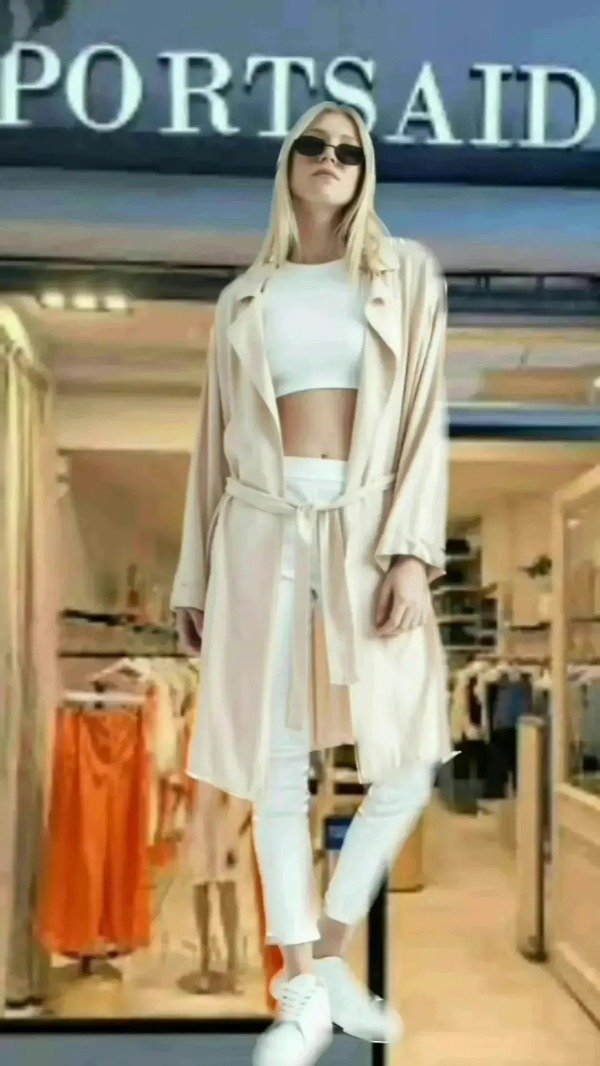 Producto - Trench Portsaid  con lazo