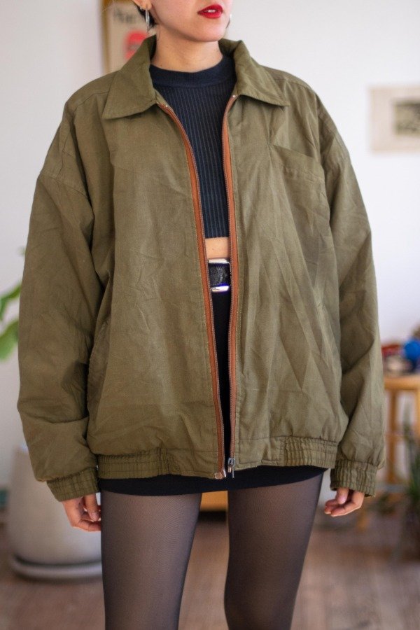 Producto - Bomber Hunter Verde Militar Talle: XXL -