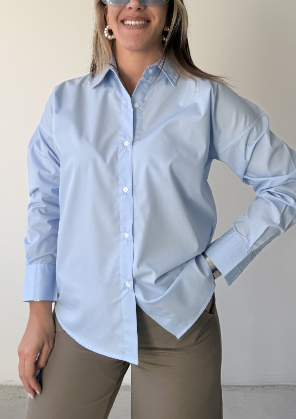 Producto - Camisa MURCIA [Lisa] - Celeste