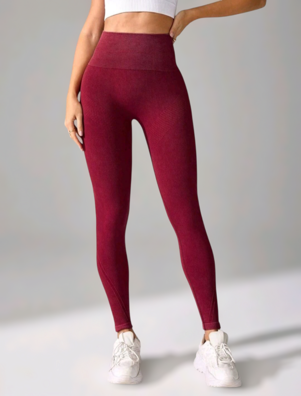 Producto - Legging Catalina Bordó Sin Frunce